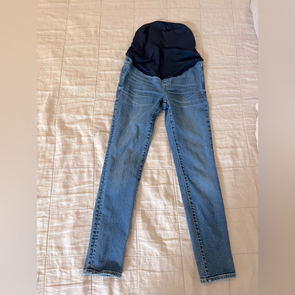 Madewell Maternity Skinny Crop Jeans